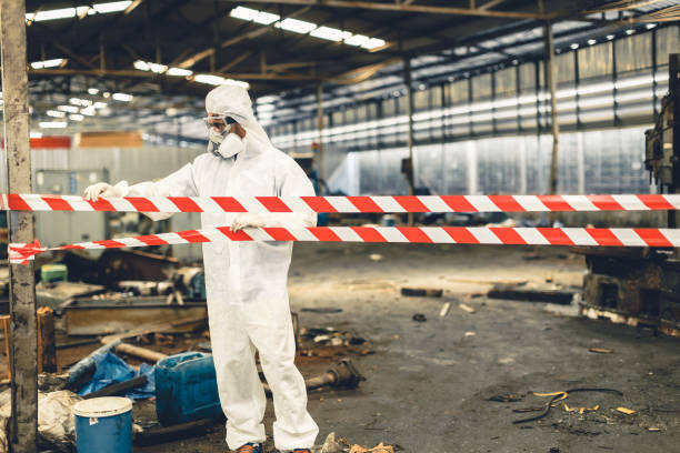 Professional Drug Lab Cleanup technician working in Bow, WA